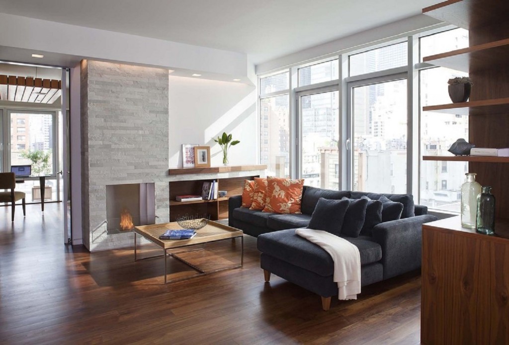 Modern Meets Luxury In These NYC Living Rooms - Porch Advice