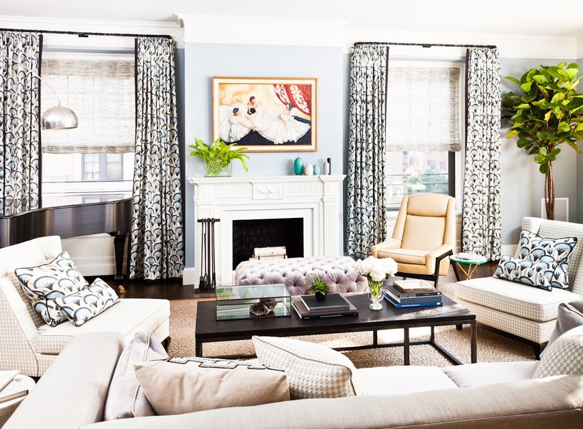 Modern Meets Luxury In These NYC Living Rooms