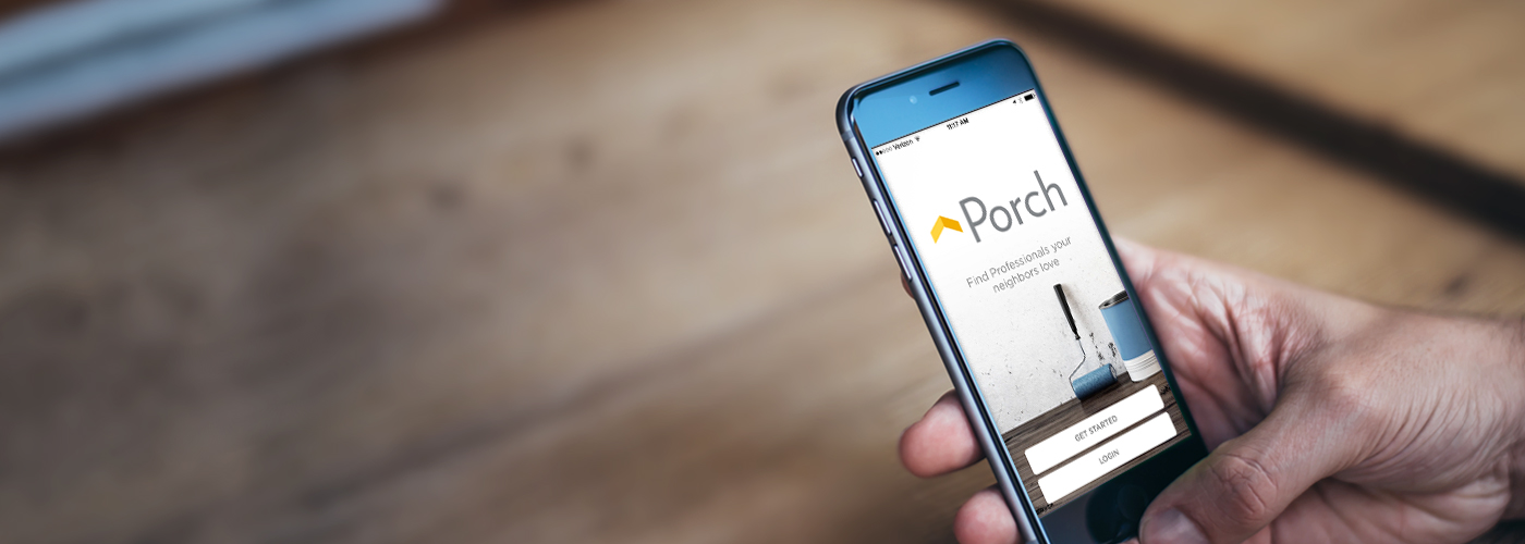 The New Porch App One Click Home Improvement
