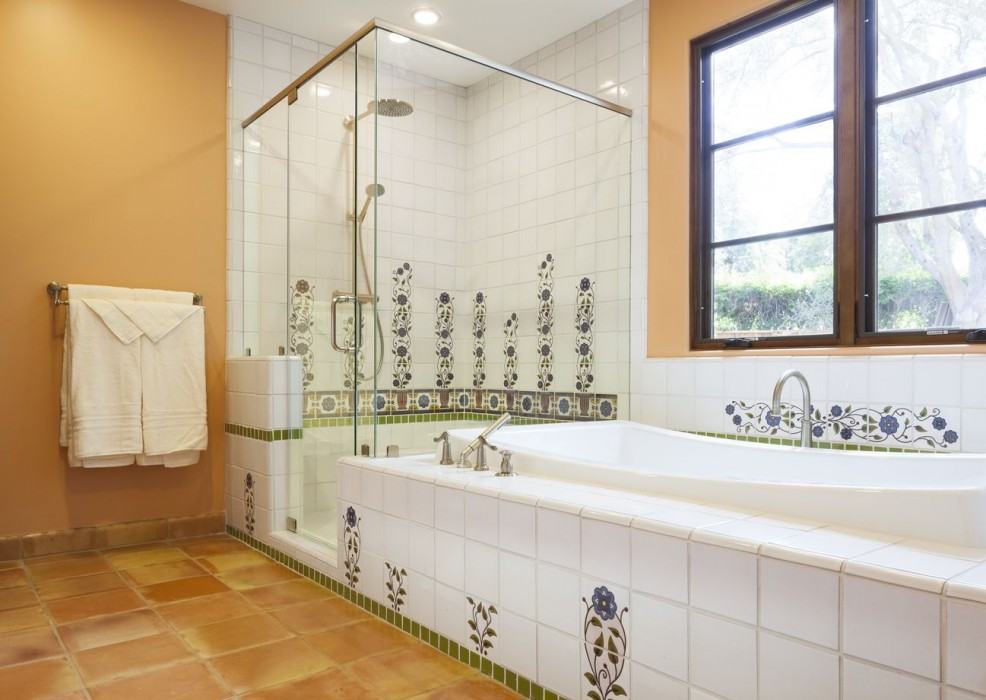 Talavera Tile For Mexican Bathroom Design Within Mexican Tile
