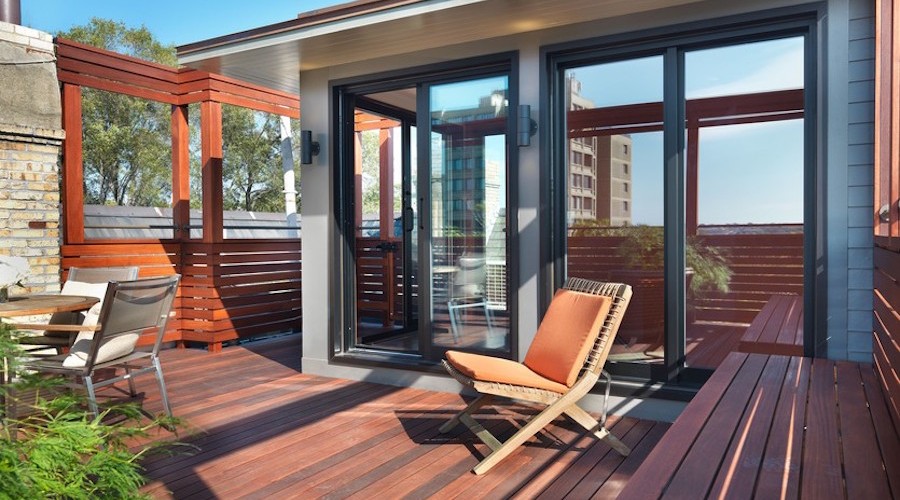 An Impressive Rooftop Deck Addition