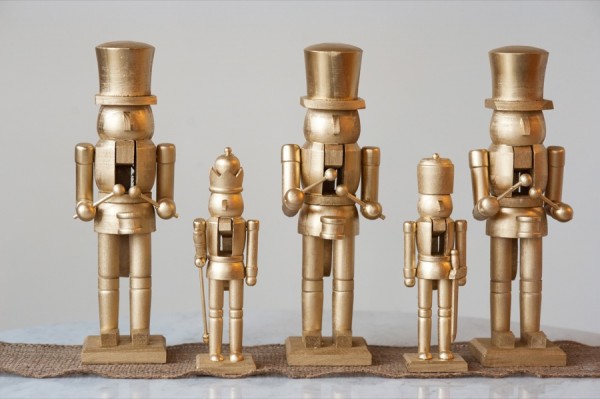 The Sweetest Occasion - Gold Nutcrackers
