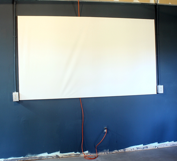 Boxy Colonial Projector Screen