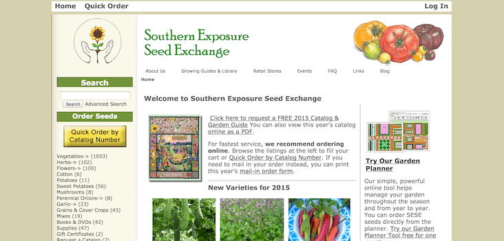 Southern Exposure Seed Exchange via Porch