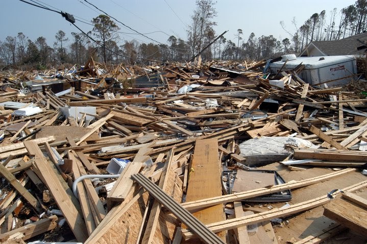 Hurricane Damage after Katrina Gulfport Mississippi