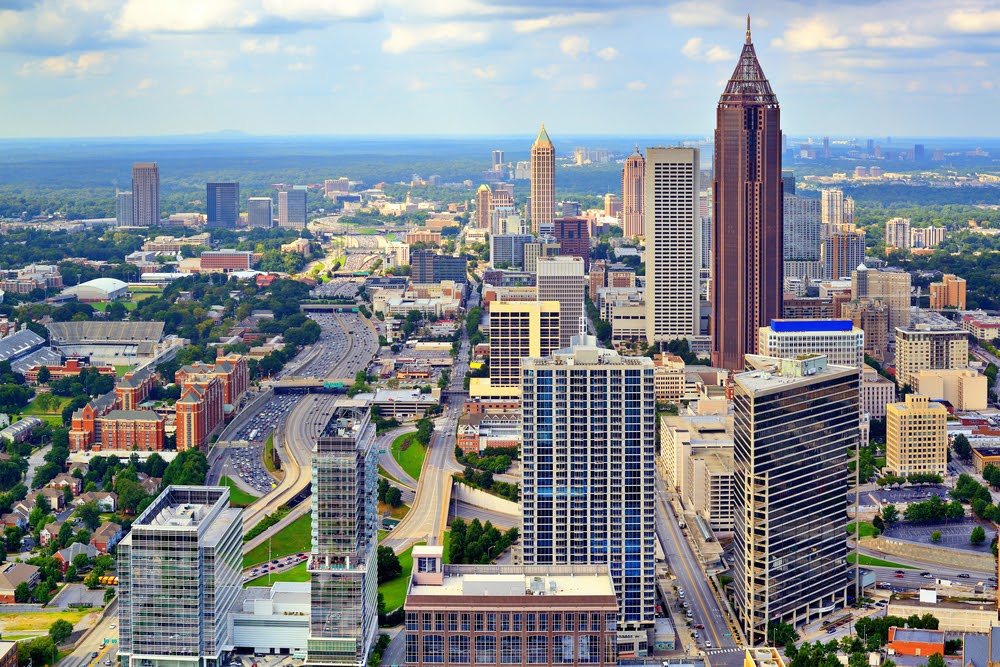 Downtown Atlanta, Georgia, USA skyline