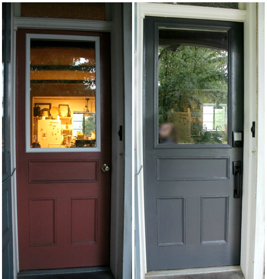 before and after door
