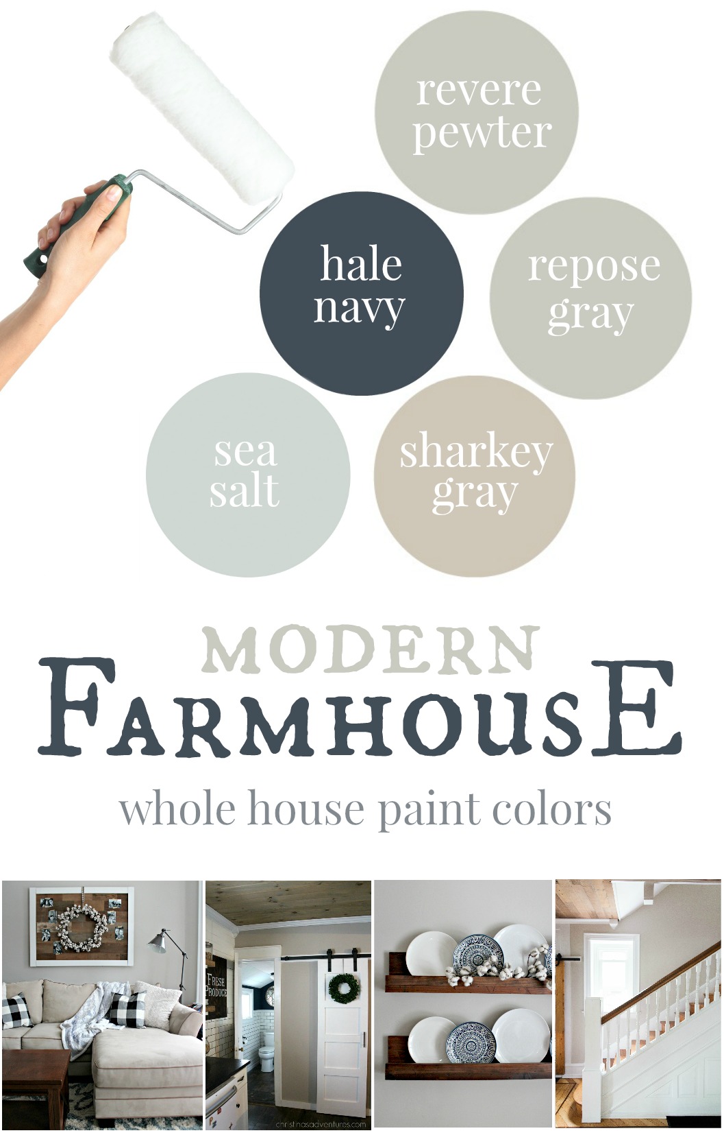 Our house: Modern Farmhouse Paint Colors - Christinas Adventures