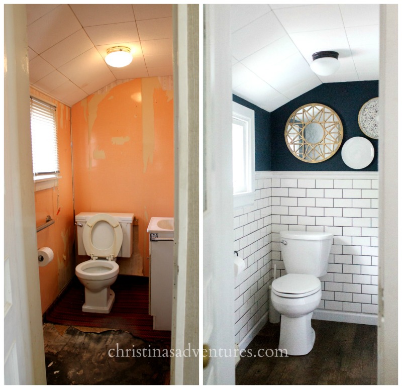 Wow! this is an amazing small bathroom makeover in a 1902 vintage home | see the home tour for more!