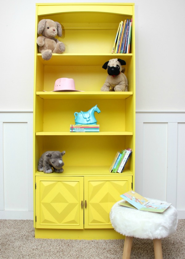 yellow-bookshelf-makeover-1